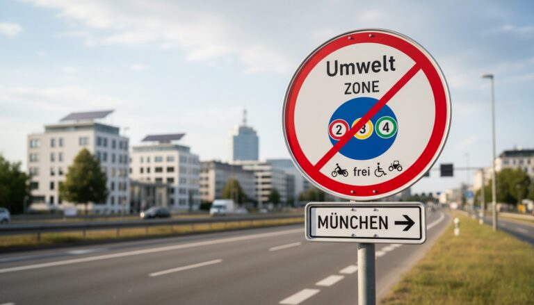 Umweltplakette in Deutschland: Was internationale Fahrer über die Feinstaubplakette wissen müssen